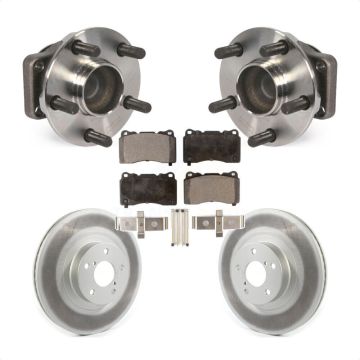 Front Hub Bearing Coated Brake Rotor And Pad Kit For 2019 Toyota 86 Without Brembo Brakes KBB-114649