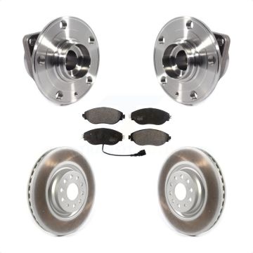 Front Hub Bearing Coat Brake Rotor Pad Kit For Volkswagen Tiguan Jetta Audi Q3 GTI Golf R KBB-114652