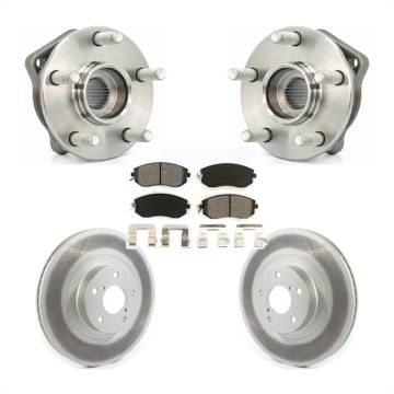 Front Hub Bearing Coat Brake Rotor Pads Kit For Subaru Impreza Forester Outback XV Legacy KBB-114691