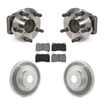 Front Hub Bearing Coated Brake Rotor And Pad Kit For 2019 Toyota 86 Without Brembo Brakes KBB-114705