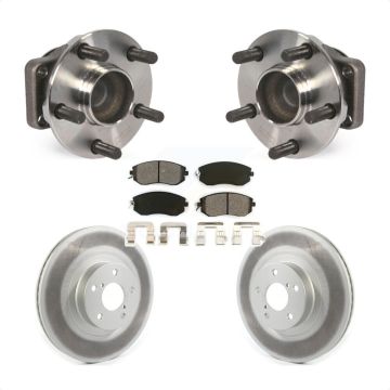 Front Hub Bearing Assembly Coated Brake Rotor Pad Kit For Scion FR-S Subaru BRZ Toyota 86 KBB-114706
