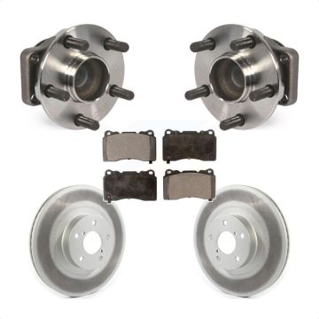 Front Hub Bearing Coated Brake Rotor And Pad Kit For 2019 Toyota 86 Without Brembo Brakes KBB-114785