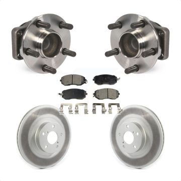 Front Hub Bearing Assembly Coated Brake Rotor Pad Kit For Scion FR-S Subaru BRZ Toyota 86 KBB-114786