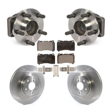 Front Hub Bearing Assembly Brake Rotor & Pad Kit For 2019 Toyota 86 Without Brembo Brakes KBB-114817
