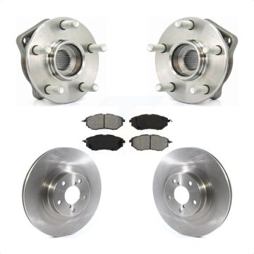 Front Hub Bearing Brake Rotor & Pad Kit For Subaru Legacy With 292mm Diameter KBB-114829