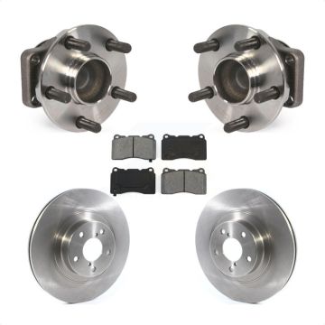 Front Hub Bearing Assembly Brake Rotor & Pad Kit For 2019 Toyota 86 Without Brembo Brakes KBB-114843