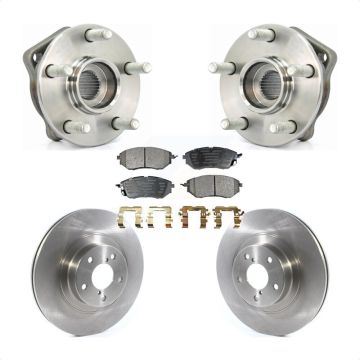 Front Hub Bearing Brake Rotor & Pad Kit For Subaru Legacy With 292mm Diameter KBB-114852