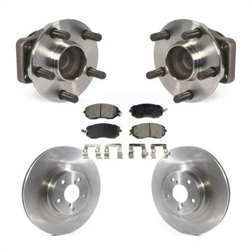 Front Hub Bearing Assembly Disc Brake Rotor & Pad Kit For Scion FR-S Subaru BRZ Toyota 86 KBB-114878