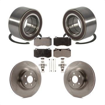 Front Wheel Bearing Disc Brake Rotors And Pads Kit For Mercedes-Benz S550 CL550 S350 KBB-114912