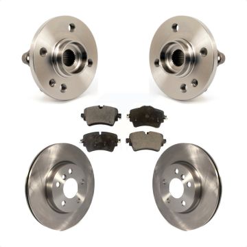 Front Hub Bearing Assembly Disc Brake Rotors And Pads Kit For 2015 Mini Cooper 1.6L KBB-114970