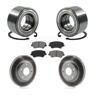 Front Wheel Bearing Coat Brake Rotor Pad Kit For Kia Forte Hyundai Elantra GT Forte5 Koup KBB-115193