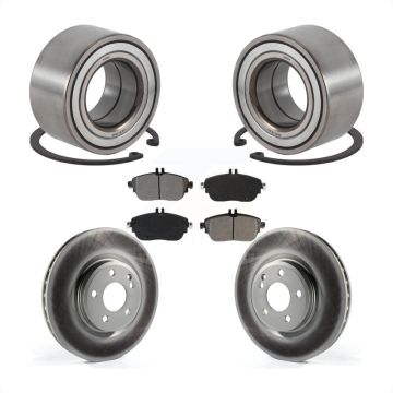 Front Wheel Bearing Coated Brake Rotor Pad Kit For Mercedes-Benz GLA250 CLA250 INFINITI B KBB-115199