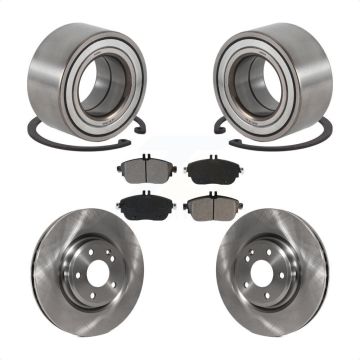 Front Wheel Bearing Brake Rotor & Pad Kit For Mercedes-Benz GLA250 CLA250 INFINITI QX30 B KBB-115214