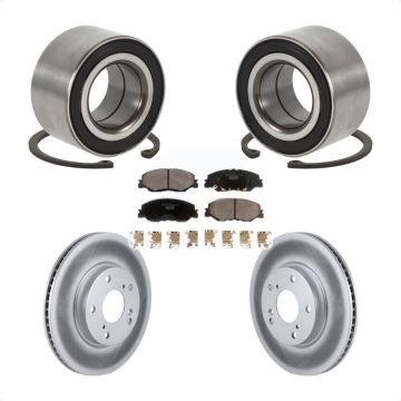 Front Wheel Bearing Coated Disc Brake Rotors And Pads Kit For 2019-2022 Honda Insight KBB-115695