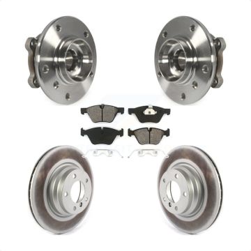 Front Hub Bearing Coat Brake Rotor Pads Kit For 12 BMW X1 With 330mm Diameter KBB-116105