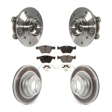 Front Hub Bearing Coat Brake Rotor Pads Kit For 12 BMW X1 With 330mm Diameter KBB-116136