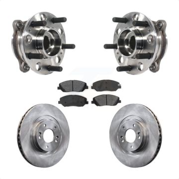 Front Hub Bearing Assembly Disc Brake Rotors And Pads Kit For Hyundai Santa Fe XL KBB-116162