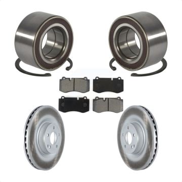Front Wheel Bearing Coated Disc Brake Rotor And Pad Kit For Mercedes-Benz S550 CL550 S350 KBB-116865
