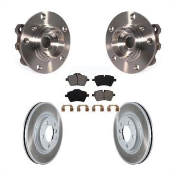 Front Hub Bearing Assembly Coated Brake Rotor Pads Kit For Mini Cooper Countryman Paceman KBB-116911