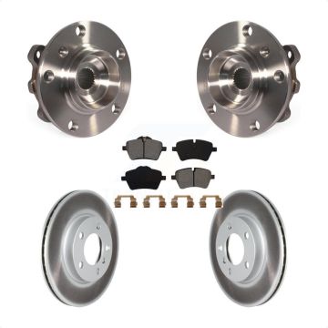 Front Hub Bearing Assembly Coated Brake Rotor Pads Kit For Mini Cooper Countryman Paceman KBB-116912