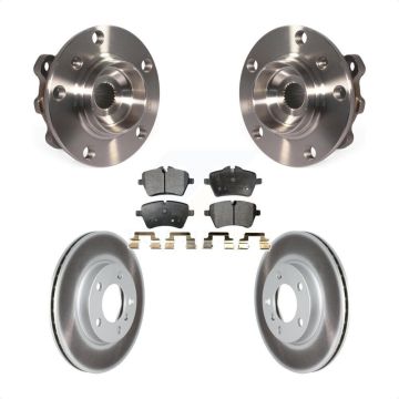 Front Hub Bearing Assembly Coated Brake Rotor Pads Kit For Mini Cooper Countryman Paceman KBB-116936
