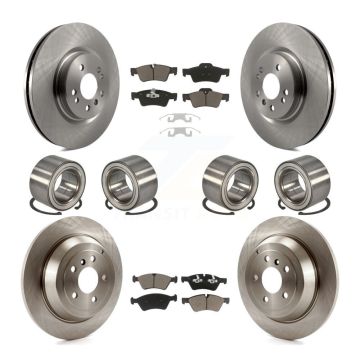 Front Rear Bearing Brake Rotor & Pads Kit (10Pc) For Mercedes-Benz ML350 ML320 ML500 R350 KBB-117407