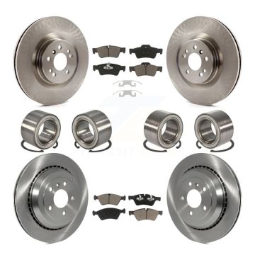 Front Rear Bearing Brake Rotor & Pad Kit (10Pc) For Mercedes-Benz GL350 GL320 GL450 GL550 KBB-117430