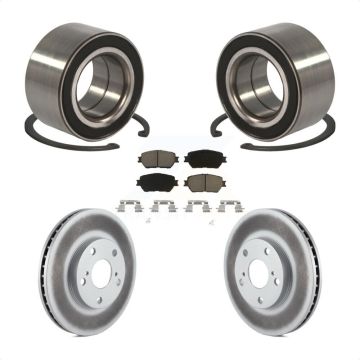 Front Wheel Bearing Coated Brake Rotor Pad Kit For Toyota Camry With 275mm Diameter KBB-118284