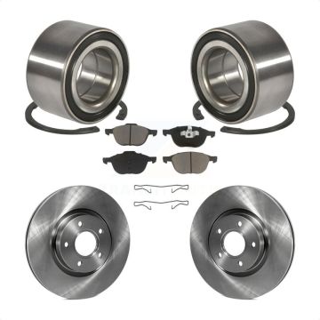 Front Wheel Bearing Disc Brake Rotors And Ceramic Pads Kit For Ford Escape C-Max KBB-118613