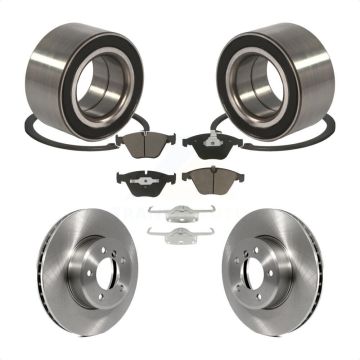Front Wheel Bearing Brake Rotor Pads Kit For BMW 530xi 528i xDrive 535i 535xi 528xi 525xi KBB-118830