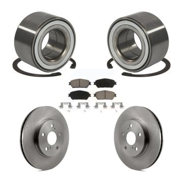 Front Wheel Bearing Disc Brake Rotors And Ceramic Pads Kit For 2002-2003 Lexus ES300 KBB-118851