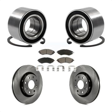 Front Wheel Bearing Brake Rotor & Pads Kit For Chevrolet Aveo Pontiac Aveo5 Wave Spark G3 KBB-118877