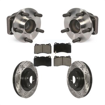 Front Hub Bearing Drill Slot Brake Rotor Pad Kit For 2019 Toyota 86 Without Brembo Brakes KBB-120242