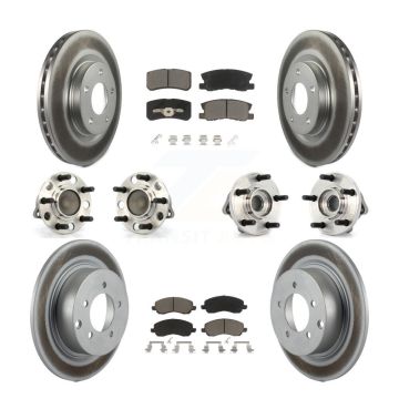 Front Rear Hub Bearing Coat Brake Rotor Pad Kit (10Pc) For Chrysler Sebring Dodge Avenger KBB-120912