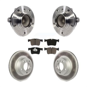 Front Hub Bearing Coated Brake Rotor Pads Kit For BMW 328i 320i 228i 428i 230i Gran Coupe KBB-121099