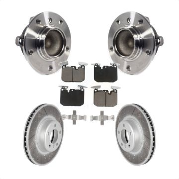 Front Hub Bearing Coat Brake Rotor Pads Kit For BMW 335i 328i 228i 435i M240i 230i 340i 3 KBB-121102