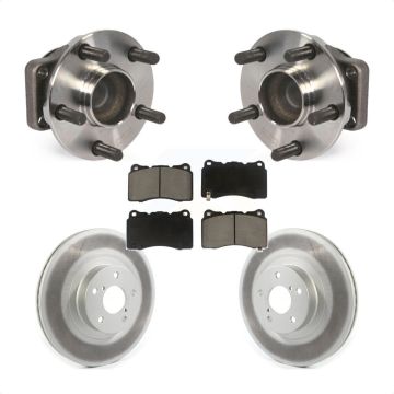 Front Hub Bearing Coated Brake Rotor And Pad Kit For 2019 Toyota 86 Without Brembo Brakes KBB-121110