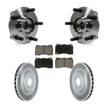 Front Hub Bearing Assembly Coated Disc Brake Rotors And Pads Kit For Mitsubishi Lancer KBB-121151