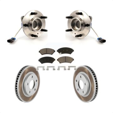 Front Hub Bearing Coat Brake Rotor Pad Kit For Buick Pontiac Montana Century LeSabre Prix KBB-121211