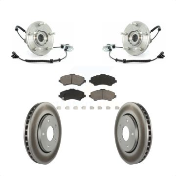 Front Hub Bearing Coat Brake Rotor Pad Kit For Dodge Grand Caravan Chrysler Town & Routan KBB-121231