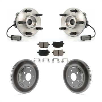 Front Hub Bearing Assembly Coated Brake Rotor And Pad Kit For Chevrolet Cobalt Saturn Ion KBB-121241