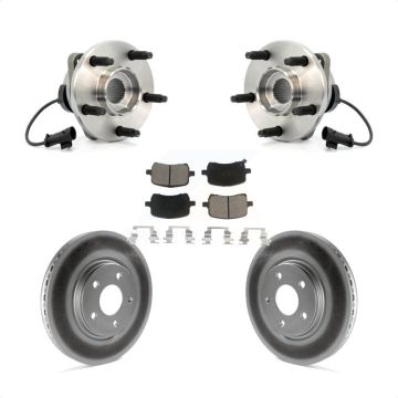 Front Hub Bearing Assembly Coated Brake Rotor Pad Kit For Chevrolet Malibu HHR Pontiac G6 KBB-121244