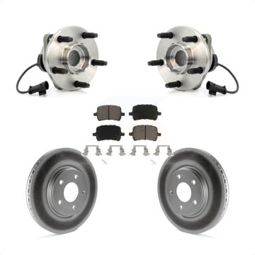Front Hub Bearing Coated Brake Rotor Pads Kit For Chevrolet Malibu Pontiac G6 Saturn Aura KBB-121295