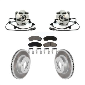 Front Hub Bearing Coat Brake Rotor Pads Kit For Ford Ranger Explorer Sport Trac Mazda 4WD KBB-121303