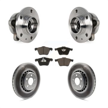 Front Hub Bearing Coat Brake Rotor Pad Kit For Volvo XC90 With 336mm Diameter KBB-121311
