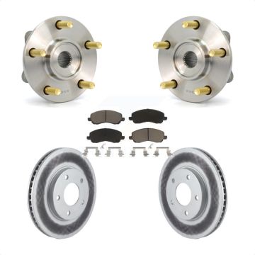 Front Hub Bearing Coat Brake Rotor Pad Kit For Chrysler Sebring Mitsubishi Galant Eclipse KBB-121348