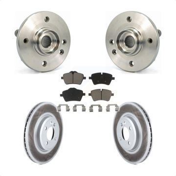 Front Hub Bearing Assembly Coated Disc Brake Rotors And Ceramic Pads Kit For Mini Cooper KBB-121450