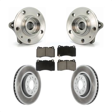 Front Hub Bearing Coat Brake Rotor Pads Kit For Volvo V70 With 286mm Diameter KBB-121501