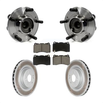 Front Hub Bearing Assembly Coated Disc Brake Rotor And Pads Kit For Hyundai Genesis Coupe KBB-121504