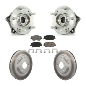 Front Hub Bearing Coated Disc Brake Rotor Pads Kit For Hyundai Santa Fe Sport Kia Sorento KBB-121528